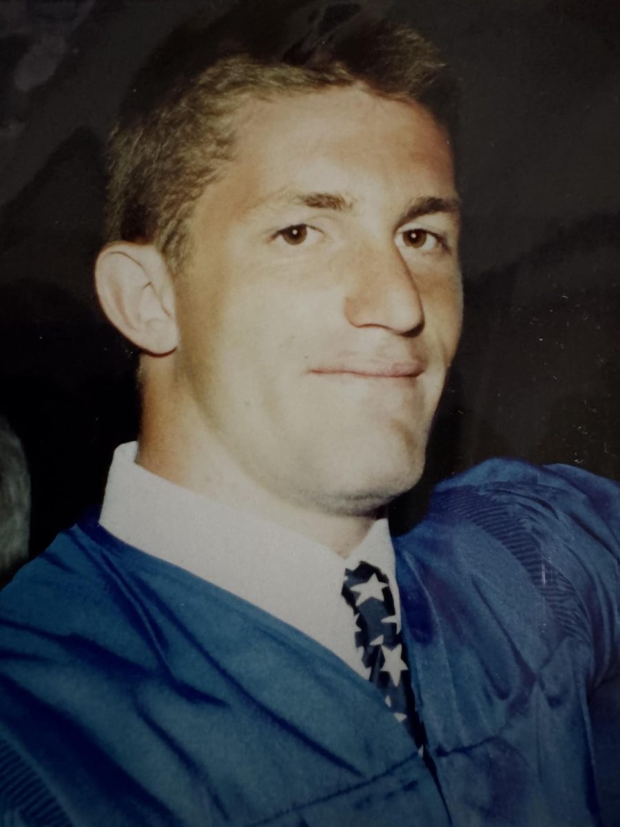 Mr McAdams graduation photo from 1993!