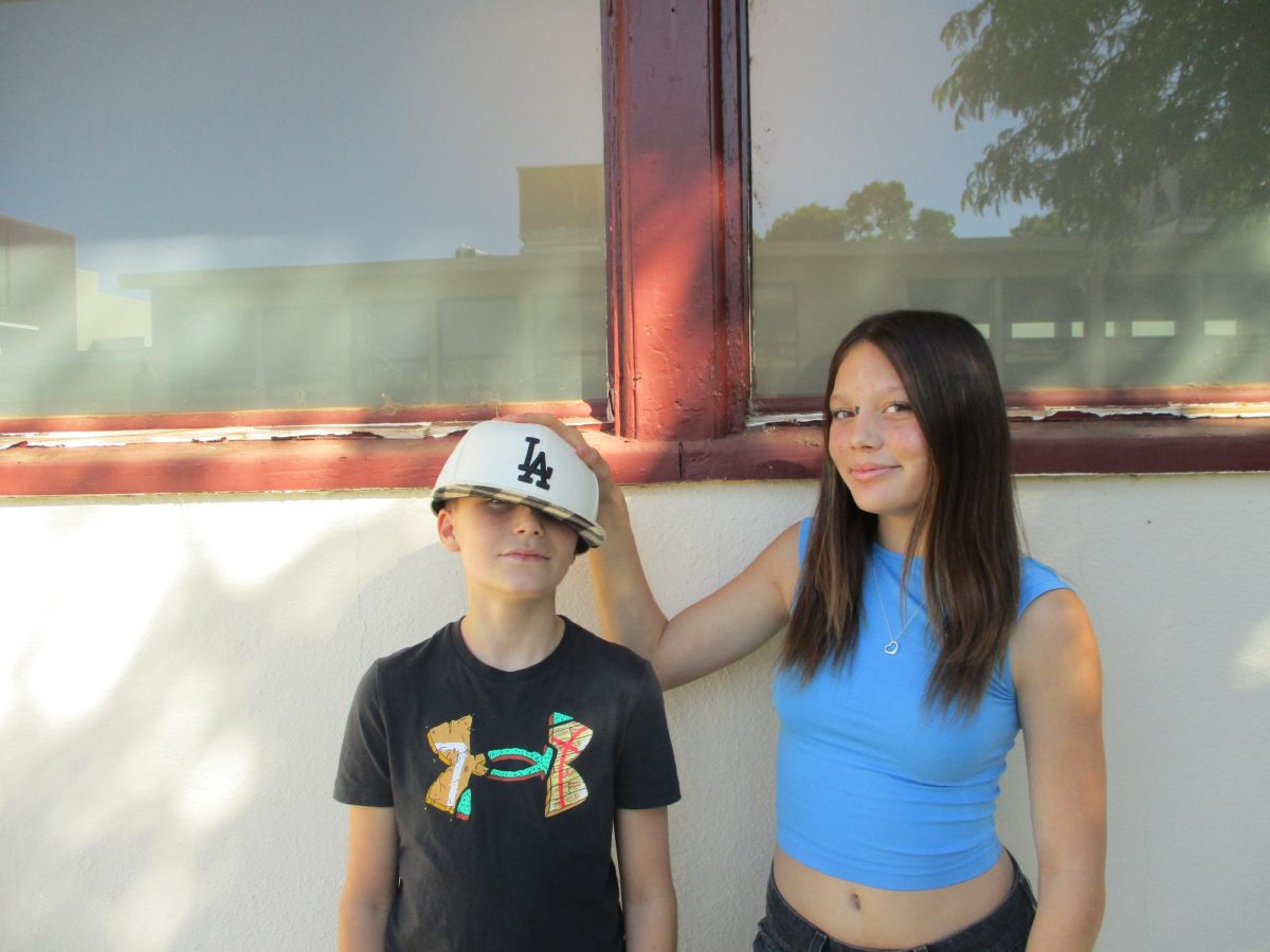 Sibling rivalry: Avah and Landon